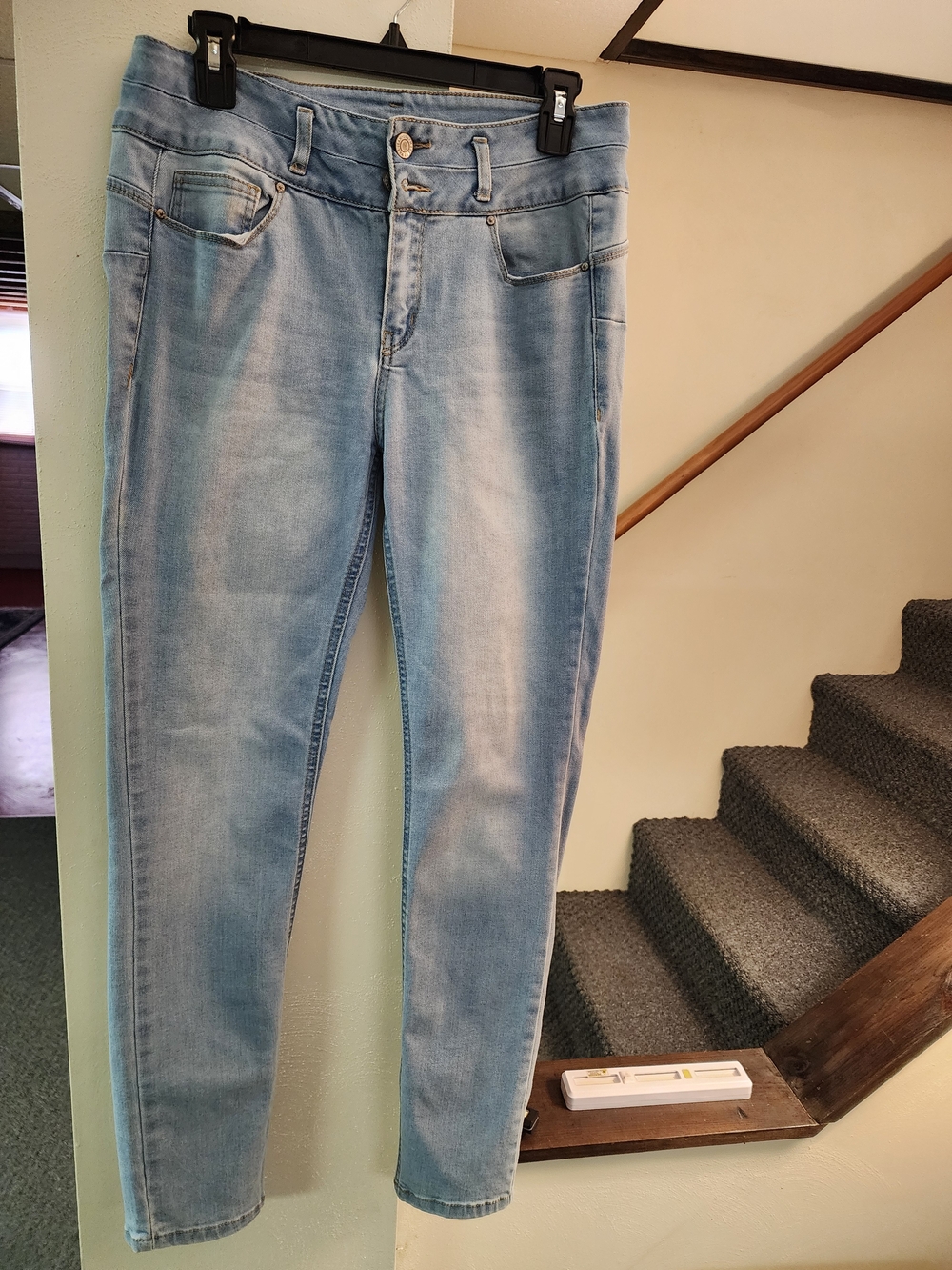 Wax Jean Love Your Butt Light Blue Skinny Women's Jeans Sz 13